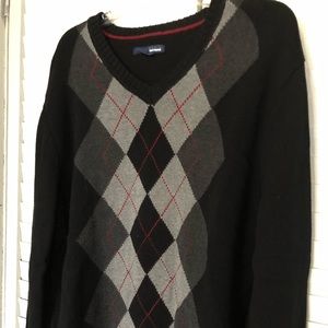 NWOT Men’s Argyle Sweater Size LG